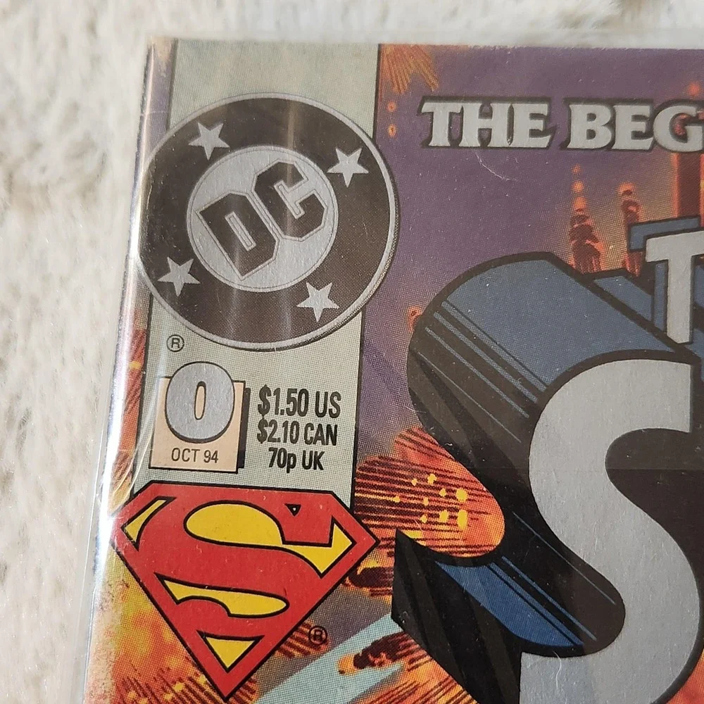 Vintage 1994‎ The Adventures of Superman #0 DC Comics Kesel Kitson Comic Book